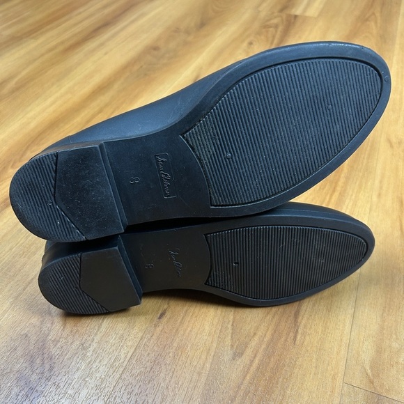 Sam Edelman Waterproof Rain Boots Womens 8M Tinsley Black Rubber Pull On Cuban - Picture 6 of 13